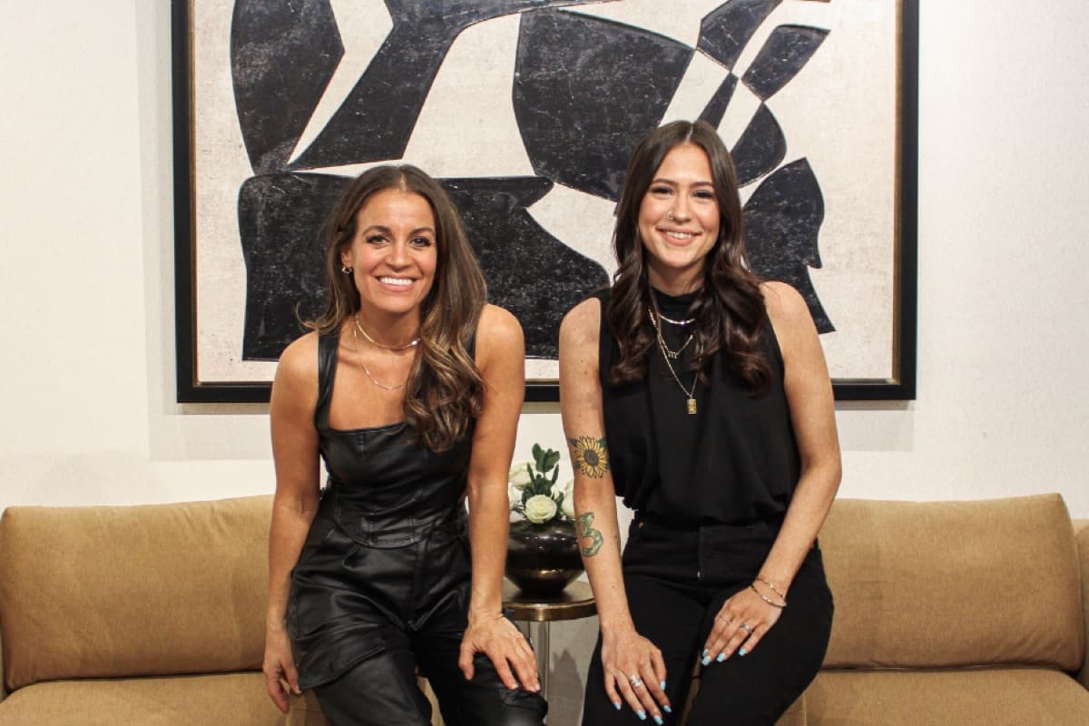 Jenn Dieas with Pretty Creative Co. partner Steph
